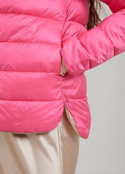 CC Heart, quilted jacket, pink